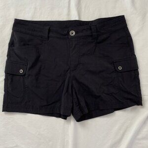 EDDIE BAUER Travex Departure Black Shorts 3.5" Inseam Sz 10
